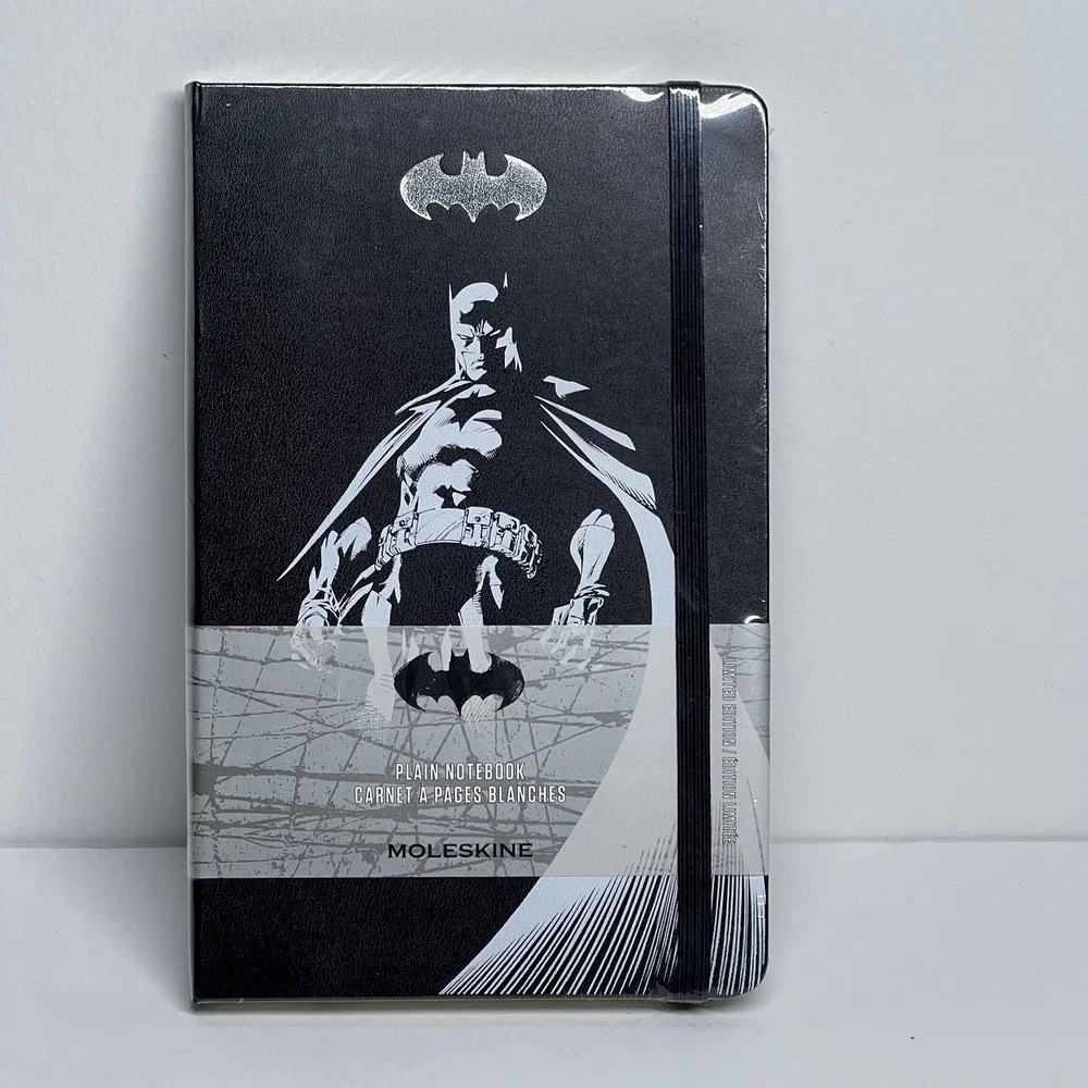 Moleskine Limited Edition Batman Hard Cover Plain Notebook